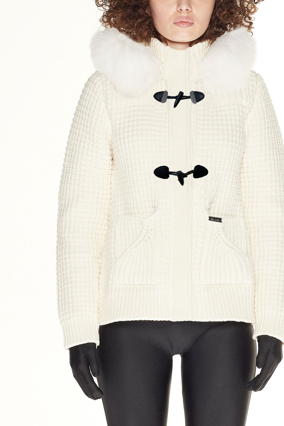 Short Duffle Coat Off White