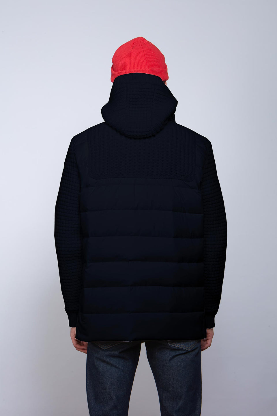 Short Down Duffle Coat Black
