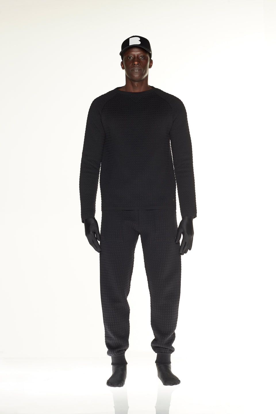 Pantalone in maglia Black